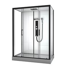 Душевая кабина Black&White Galaxy G8010 160x85 см профиль черный