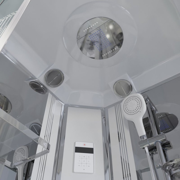 Душевая кабина Niagara Ultra 100x100 см стекло с узором 7020164 (детальная фотография), со средним поддоном