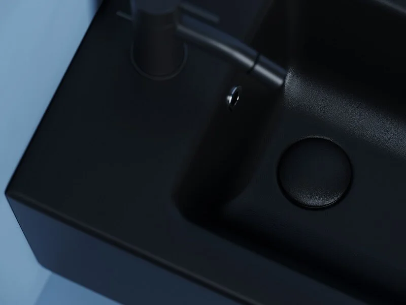 Биде подвесное Ceramicanova Union черное матовое CN4010MB (детальная фотография), в наличии