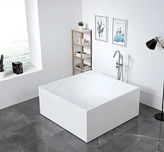 Акриловая ванна Abber 140х140 см квадратная