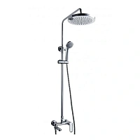 Душевая колонна со смесителем для ванны Bravat Opal C F6125183CP-A1-RUS