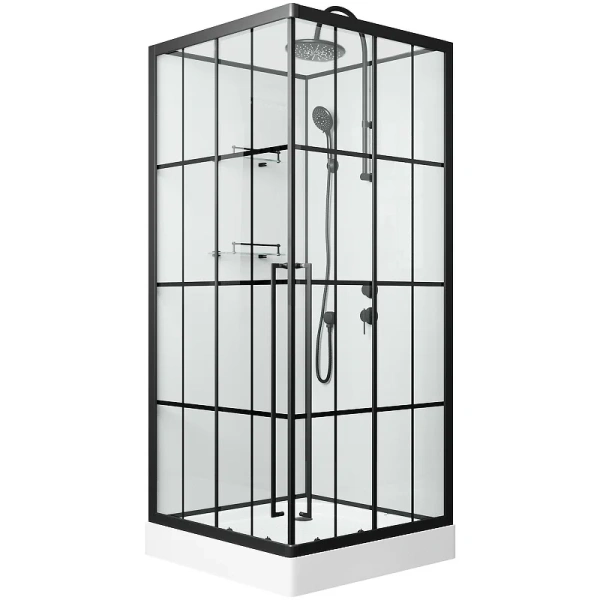Душевая кабина Niagara Standart 90х90 см правая ST90/15QR/KL/BKT (детальная фотография)