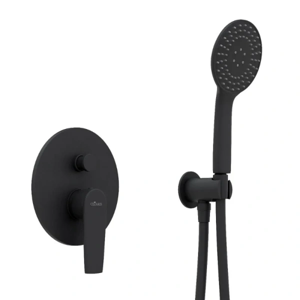 Душевой комплект Cezares Nautic черный матовый NAUTIC-DSIP-NOP (детальная фотография), в наличии