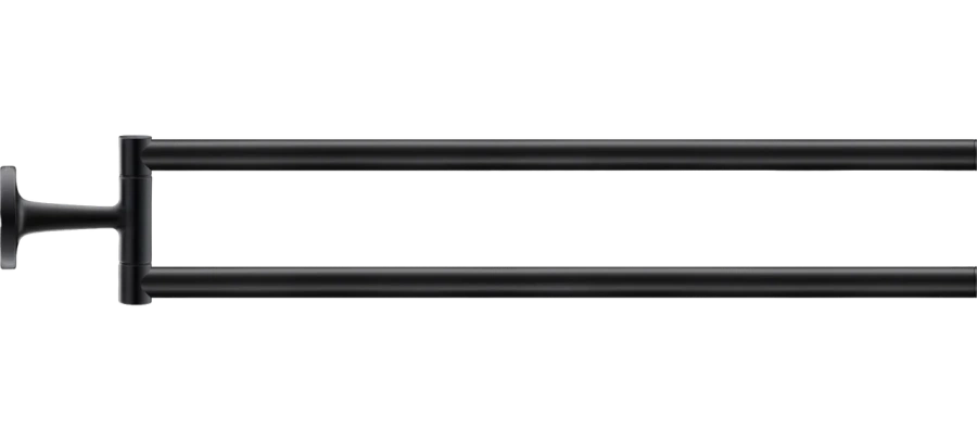 Полотенцедержатель Duravit Starck T черный матовый 0099414600 (детальная фотография)