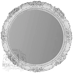 Зеркало Migliore Complementi 90 см серебро