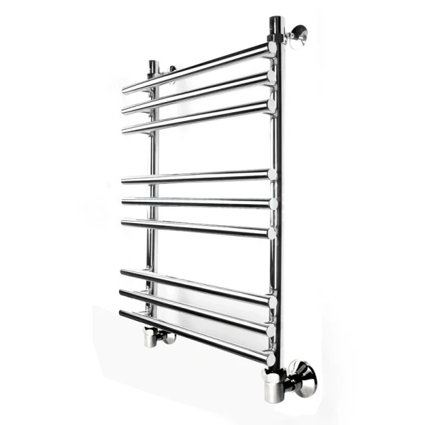 Полотенцесушитель водяной Ника Bamboo 80x50 см хром ЛБ 1 80/50 (детальная фотография), современные, hi-tech