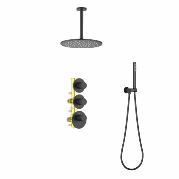 Душевой комплект Timo Saona черный SX-2399/03SM (детальная фотография)