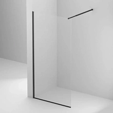 Душевая перегородка BelBagno Kraft 100 см профиль черный