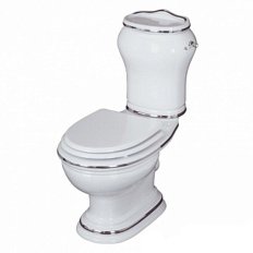 Унитаз компакт Migliore Milady 2088 декор платина