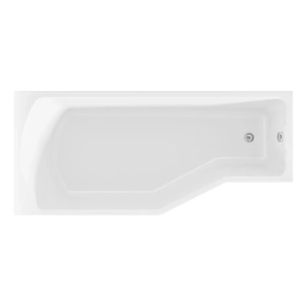 Ванна акриловая 1MarKa Convey 01кон1775лкс2+/01кон1775пкс2+, 170 x 75 см, левая/правая, цвет белый (детальная фотография), белые