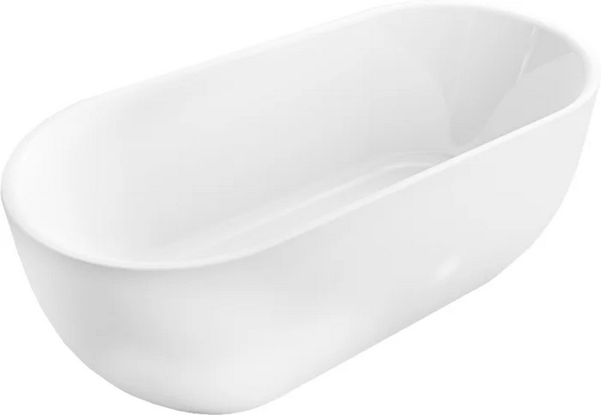 Ванна акриловая BelBagno 170х80 см отдельностоящая, белая BB70-1700-800 (детальная фотография)