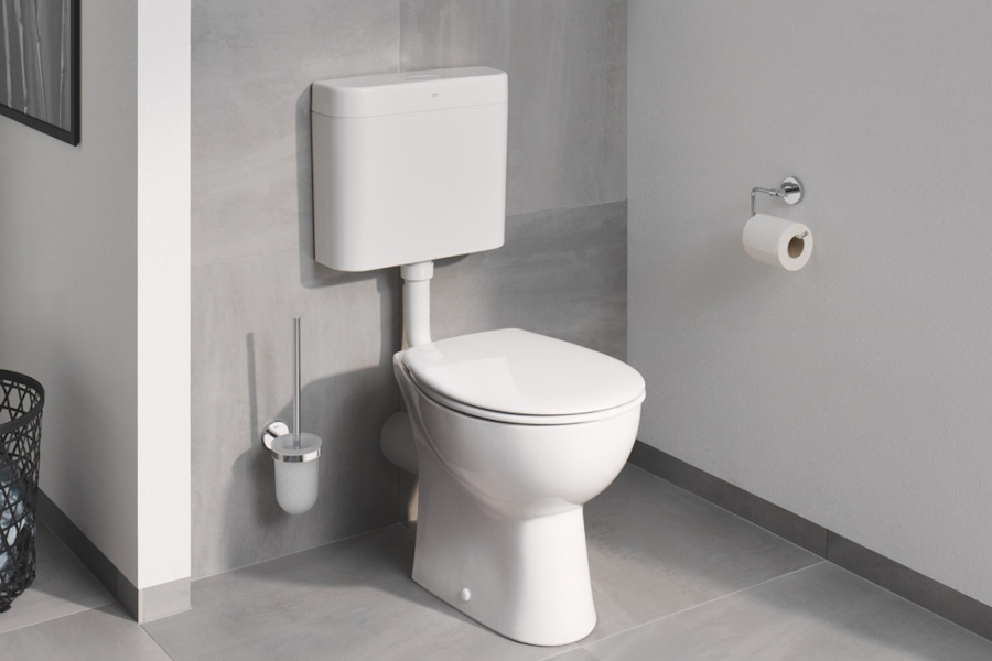 Крышка-сидение с микролифтом Grohe Bau Ceramic дюропласт 39493000 (детальная фотография), с микролифтом