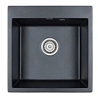 Мойка для кухни Paulmark Praktisch 51 см черный металлик