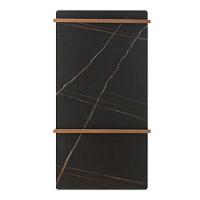 Полотенцесушитель электрический Black&White Moon 40x80 см коричневый мрамор с золотом