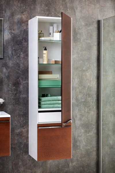 Шкаф-пенал левый цвет белый Ravak SB 400 Clear X000000761 (детальная фотография), 40 см