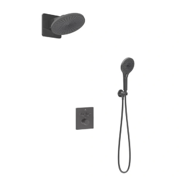 Душевой комплект Vincea Inspire вороненая сталь VSFW-3I21MT5GM (детальная фотография)