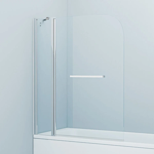 Шторка для ванны IDDIS Ray 120х140 см глянцевый алюминиевый профиль RAY6CS2i90 (детальная фотография)