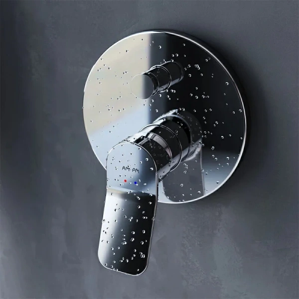 Смеситель для душа AM.PM X-Joy однорычажный F85A45000 (детальная фотография), скрытого монтажа, встраиваемые в стену