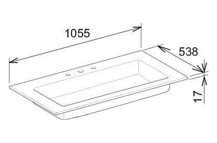 Схема (детальная фотография), встраиваемые (в столешницу)