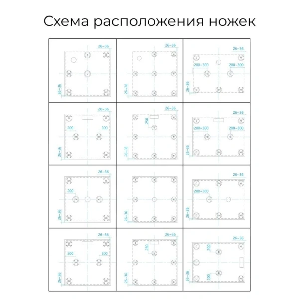 Душевой поддон RGW Stone Tray ST-W 80х80 см квадратный белый 16152088-01 (детальная фотография), квадратные