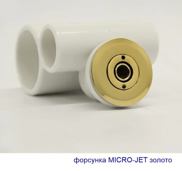 Ванна гидромассажная Whitecross Layla Slim 170 x 75 см, ULTRA NANO, золото, белый, 0122.170075.100.ULTRANANO.GL (детальная фотография), с гидромассажем