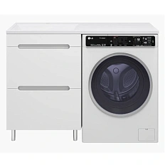 Тумба под раковину напольная Misty Байкал 55 см белая