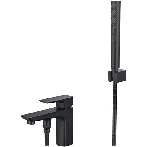 Смеситель для ванны Акватек Вега черный - фото 2