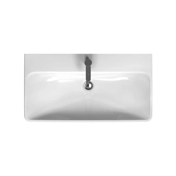 Раковина Geberit Smyle Square 75 см с отверстием для смесителя 500.249.01.1 (детальная фотография), одинарные