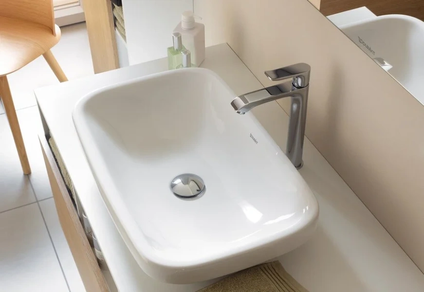 Раковина без отверстия под смеситель Duravit Durastyle 0373370000 (детальная фотография), встраиваемые (в столешницу) index_1