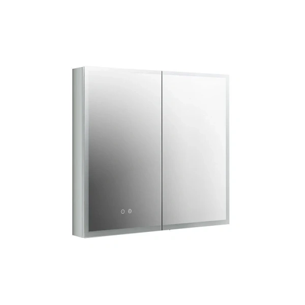 Зеркальный шкаф с подсветкой Акватек 80 см сенсорное управление AQ7803B-MLC (детальная фотография)
