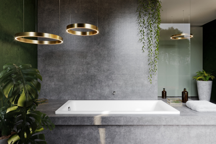 Ванна с отверстиями для ручек Kaldewei Ambiente 655 (детальная фотография), стальные