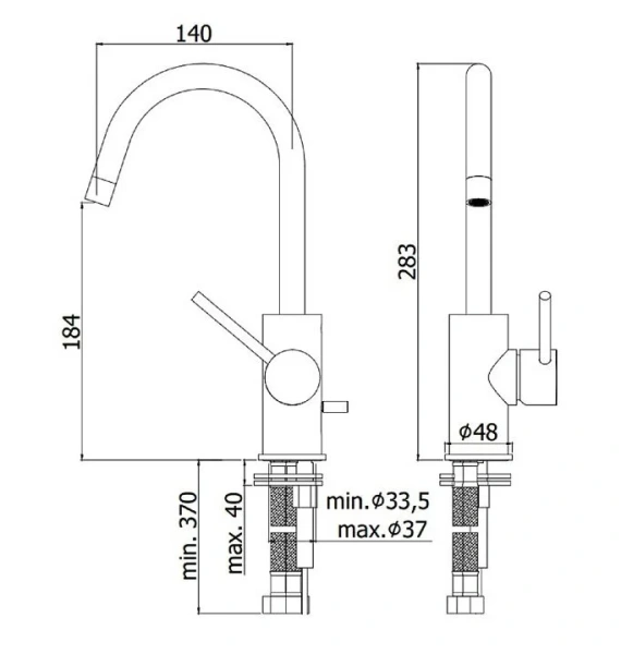 Смеситель для раковины Paffoni Light LIG078 с поворотным изливом (детальная фотография), для раковины