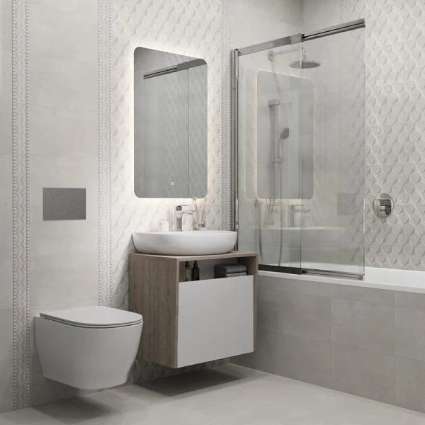 Унитаз подвесной Kerama Marazzi Modula безободковый MO.wc.02 (детальная фотография), без бачка, со скрытым бачком