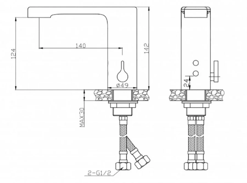 Смеситель для раковины BelBagno хром BB-ELVM-CRM (детальная фотография), для раковины