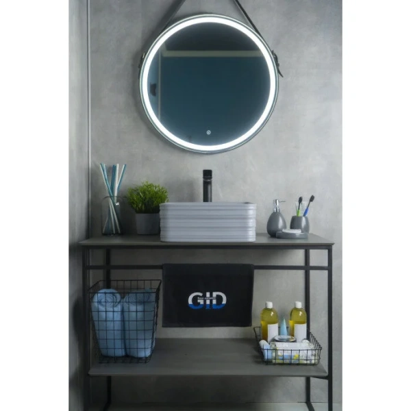 Раковина GID Geometrico Gm965 39 см серая 53338 (детальная фотография), другие