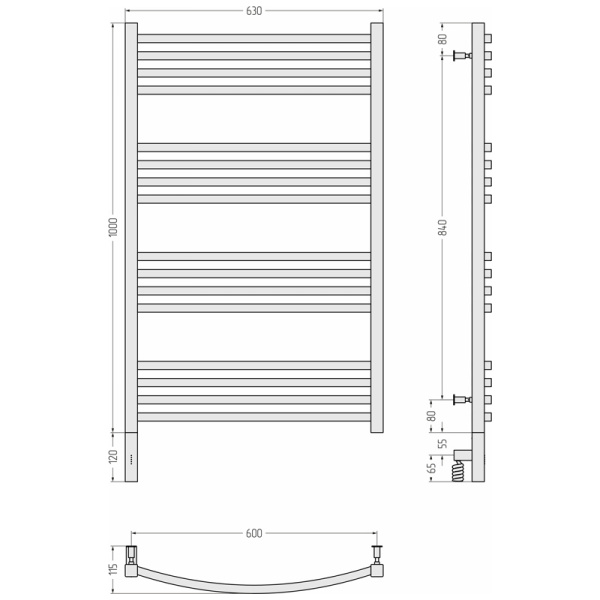 Схема (детальная фотография), лесенка, вертикальные
