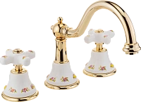 Смеситель для раковины Migliore Provance золото
