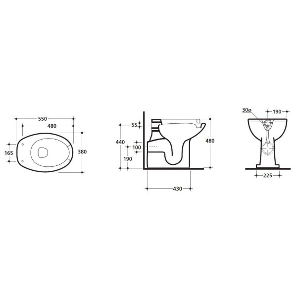 Схема (детальная фотография), c функцией биде