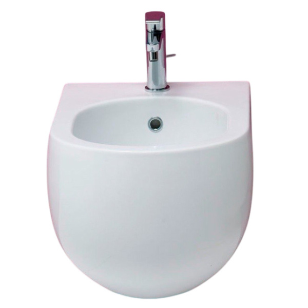 Биде подвесное Kerasan Flo белое матовое 312330 (детальная фотография)