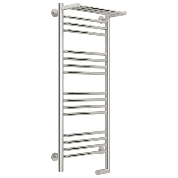 Полотенцесушитель электрический правый, с полкой цвет без покрытия Сунержа Богема 2.0 1000х400 00-5207-1040 (детальная фотография)