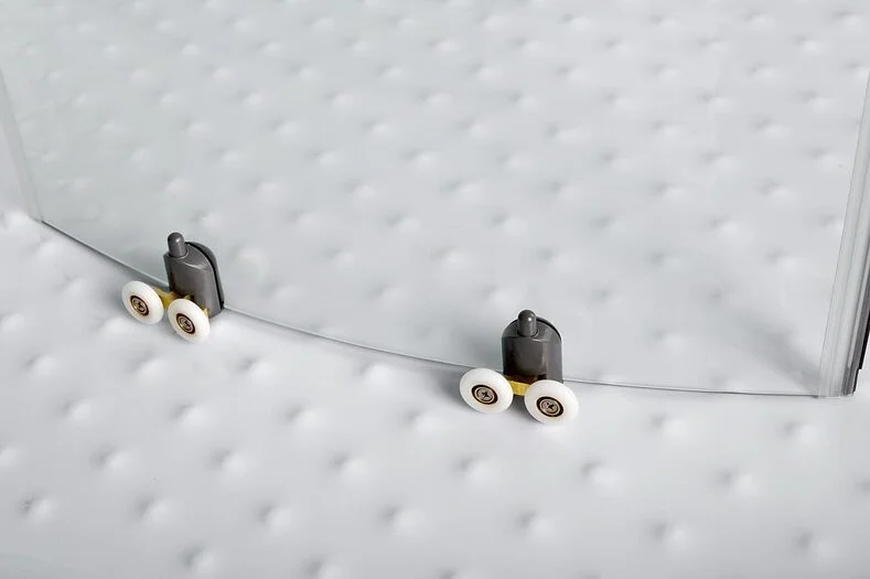 Душевая кабина Deto EM 120x80 см с зеркалом EM4512LGM+EL (детальная фотография), современныe, hi-tech, декорированныe