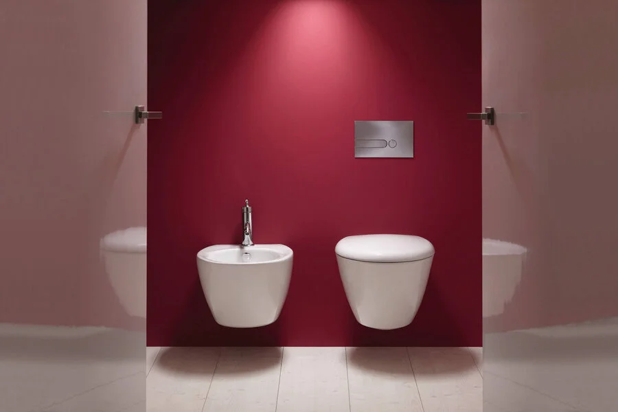 Биде подвесное Jacob Delafon Presqu'ile белое E4441-00 (детальная фотография), круглой формы