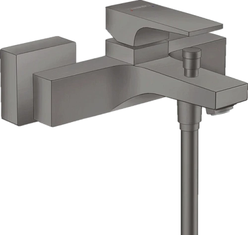 Смеситель для ванны Hansgrohe Metropol шлифованный черный хром - фото 6