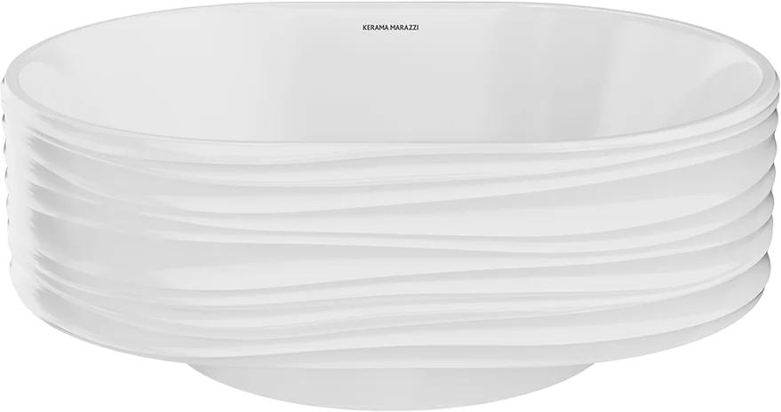 Раковина Kerama Marazzi Sabbia 50 см белая SA.wb.50\WHT (детальная фотография)