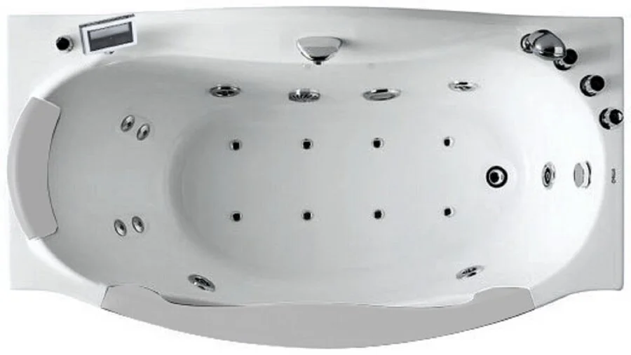 Ванна акриловая Gemy левостороннаяя G9072 K L (детальная фотография), по запросу