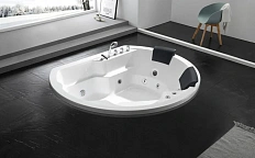 Ванна акриловая Gemy 185x162 см с гидромассажем