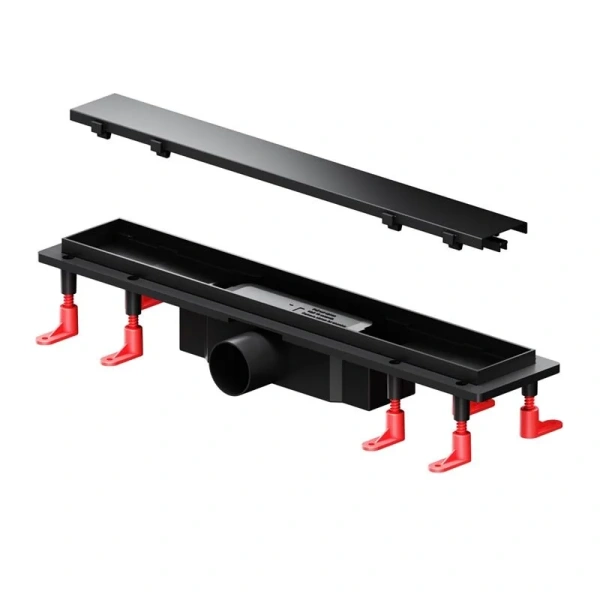 Душевой лоток Am.Pm PrimeFlow 50 см черный матовый W02SC-U11-050-04BM (детальная фотография), черые