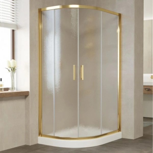 Душевой уголок стекло шиншилла Vegas-glass ZS-F 90х80 02 (детальная фотография), современные, hi-tech