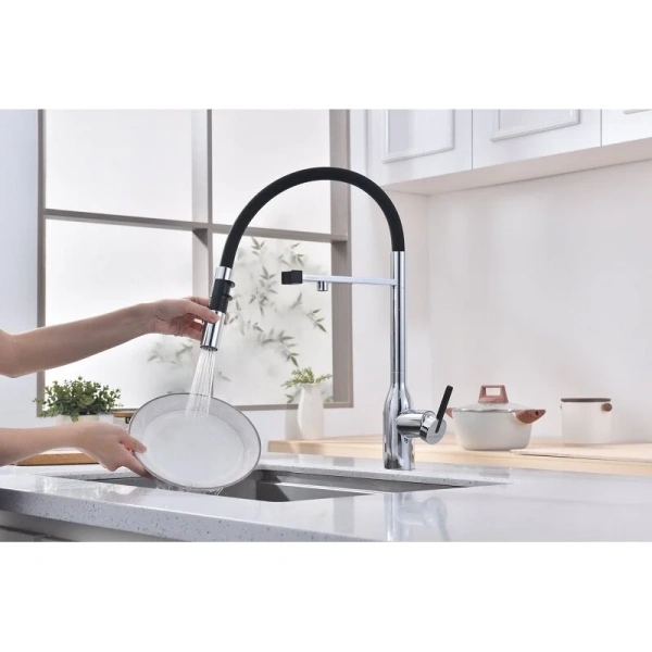 Смеситель для питьевой воды Paulmark Magneto One хром Ma213188-CR (детальная фотография), с 1 монтажным отверстием