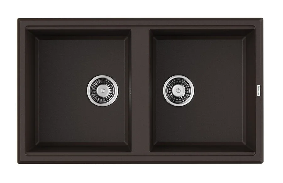 Мойка для кухни Omoikiri Tedori 86-2-DC 86 см темный шоколад 4993928 (детальная фотография)